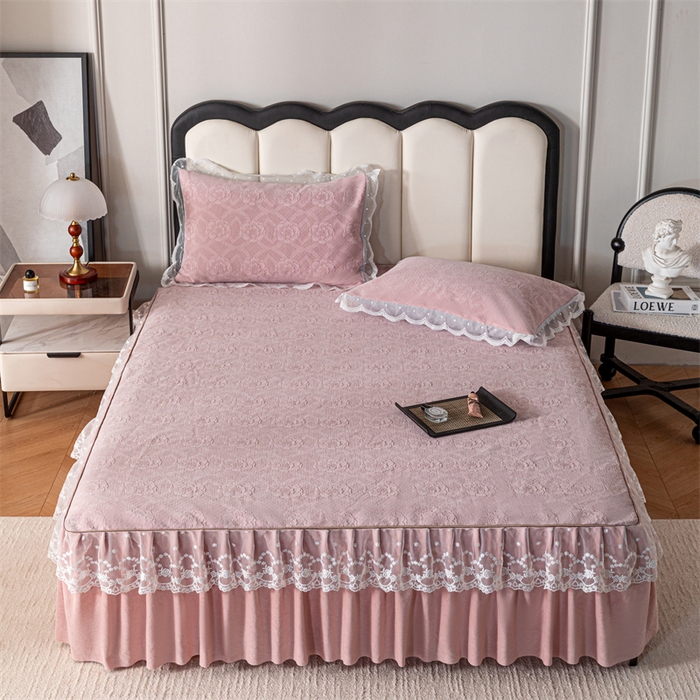 91家纺网 家纺一手货源 找家纺 （总）手艺人家纺 2025新款雪尼尔床裙床笠