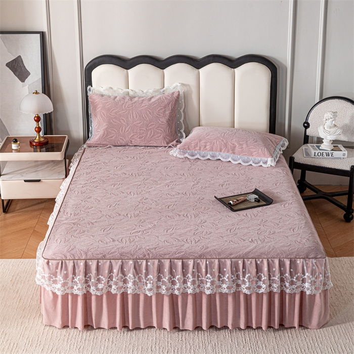 91家纺网 家纺一手货源 找家纺 （总）手艺人家纺 2025新款雪尼尔床裙床笠