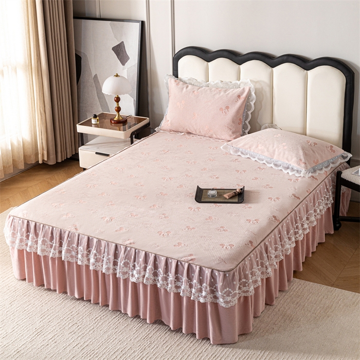 91家纺网 家纺一手货源 找家纺 （总）手艺人家纺 2025新款雪尼尔床裙床笠