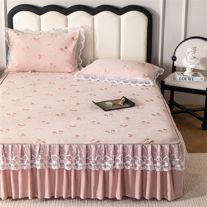 91家纺网 家纺一手货源 找家纺 （总）手艺人家纺 2025新款雪尼尔床裙床笠