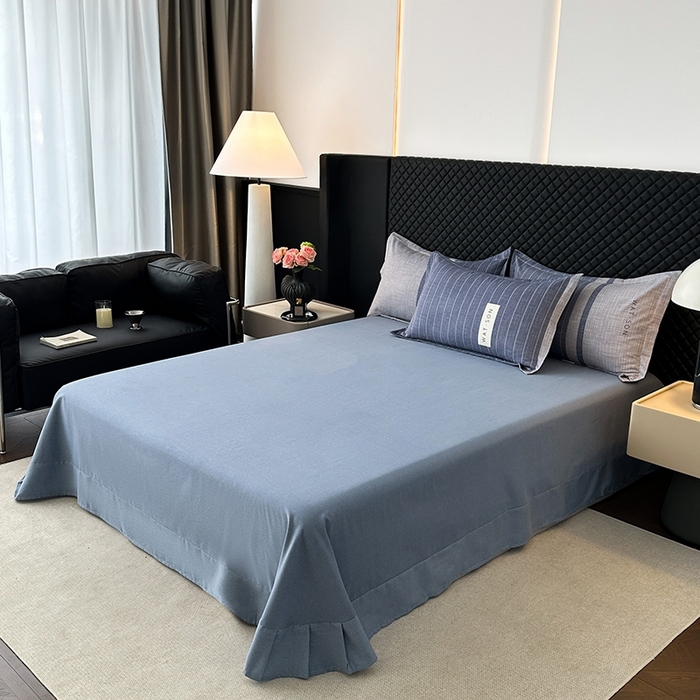 91家纺网 家纺一手货源 找家纺 棉生活家纺 2025新款铂金全棉纯棉磨毛四件套 初遇简约