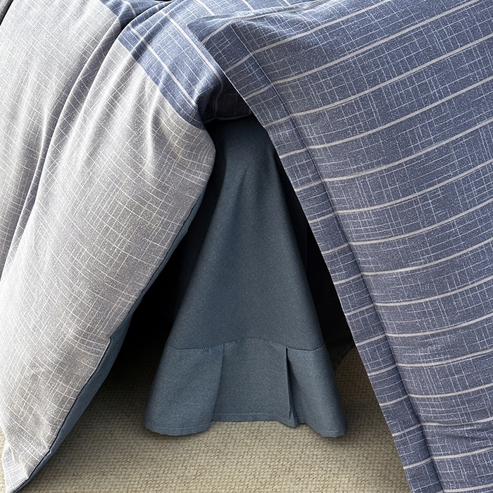 91家纺网 家纺一手货源 找家纺 棉生活家纺 2025新款铂金全棉纯棉磨毛四件套 初遇简约