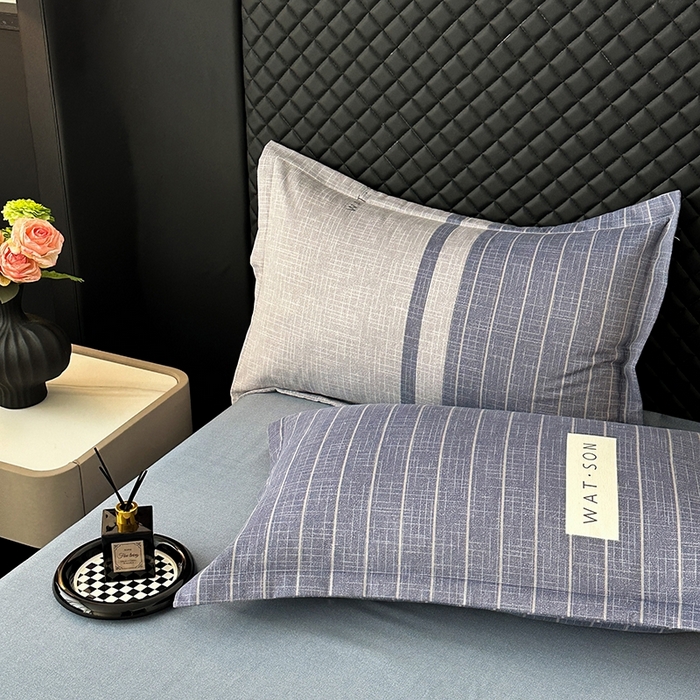 91家纺网 家纺一手货源 找家纺 棉生活家纺 2025新款铂金全棉纯棉磨毛四件套 初遇简约