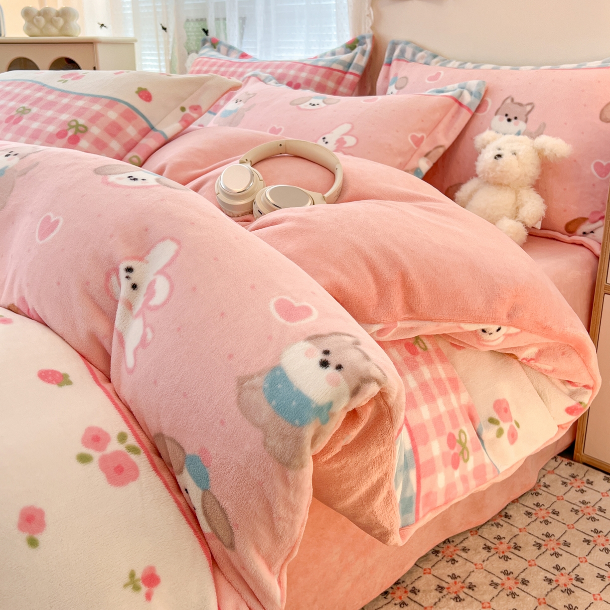 91家纺网 家纺一手货源 找家纺 （总）启发毛毯 2025新款高克重双面牛奶绒盖毯休闲毯毛毯