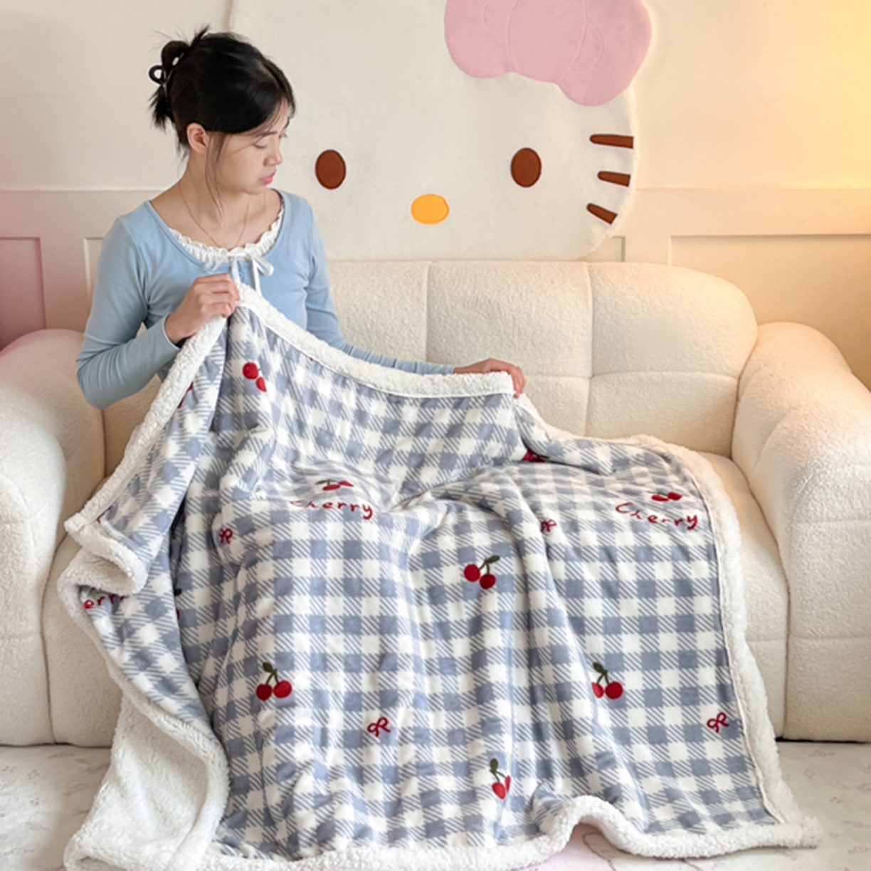 91家纺网 家纺一手货源 找家纺 （总）川悦生活 2025新款牛奶绒羊羔绒毯子毛毯