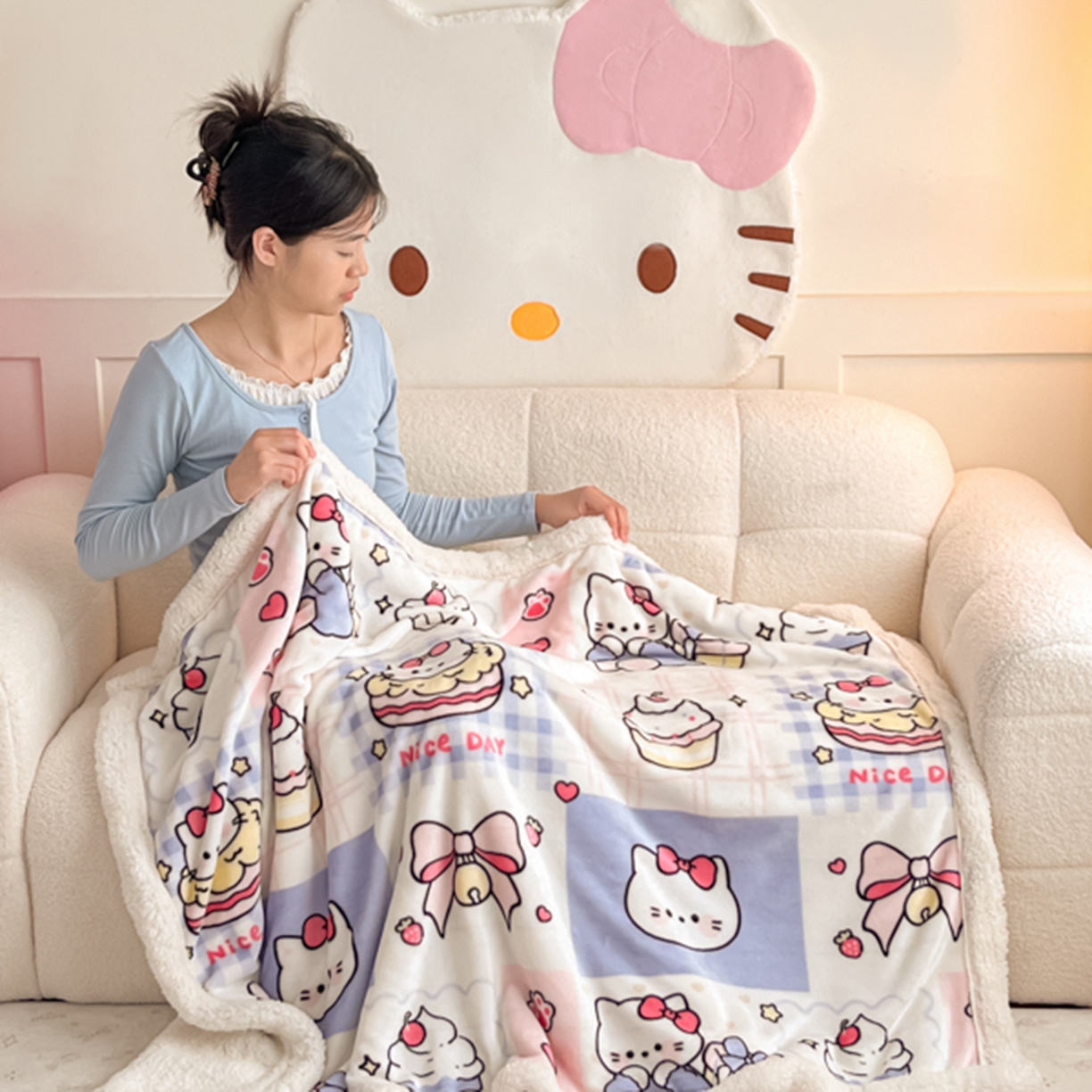 91家纺网 家纺一手货源 找家纺 （总）川悦生活 2025新款牛奶绒羊羔绒毯子毛毯