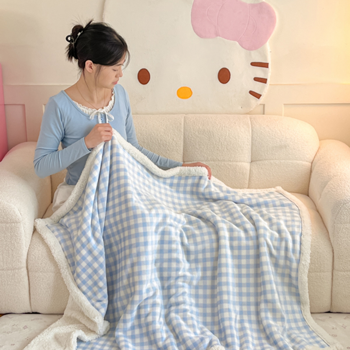 91家纺网 家纺一手货源 找家纺 （总）川悦生活 2025新款牛奶绒羊羔绒毯子毛毯