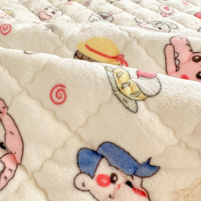 91家纺网 家纺一手货源 找家纺 韩巢家纺 2025款秋冬季上下铺牛奶绒床垫床护垫学生床褥子宿舍寝室床褥铺底 暖绒-小小新