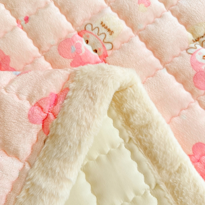 91家纺网 家纺一手货源 找家纺 韩巢家纺 2025款秋冬季上下铺牛奶绒床垫床护垫学生床褥子宿舍寝室床褥铺底 暖绒-小美甜品屋