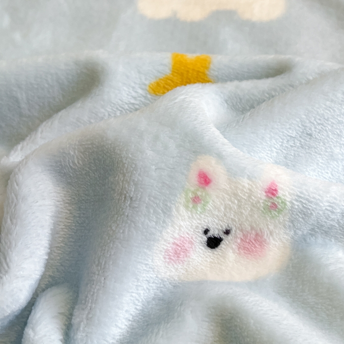 91家纺网 家纺一手货源 找家纺 川悦生活 2025新款牛奶绒羊羔绒毯子毛毯 毛毯奶酥小狗