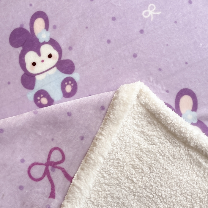 91家纺网 家纺一手货源 找家纺 川悦生活 2025新款牛奶绒羊羔绒毯子毛毯 毛毯香芋奶茶