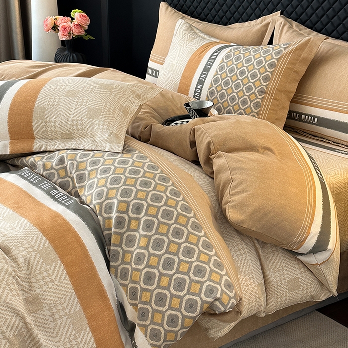 91家纺网 家纺一手货源 找家纺 （总）棉生活家纺 2025新款铂金磨毛单被套 被套单件-第二批