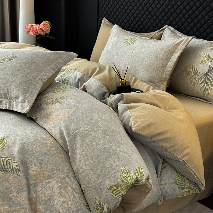 91家纺网 家纺一手货源 找家纺 （总）棉生活家纺 2025新款铂金磨毛单被套 被套单件-第二批