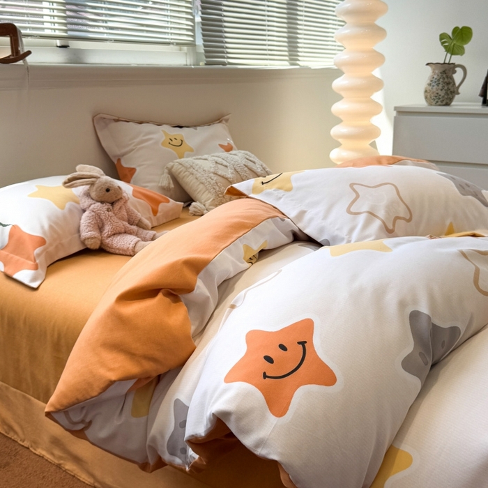 棉生活家纺 2025新款铂金磨毛单被套 被套单件-第二批 星空之恋