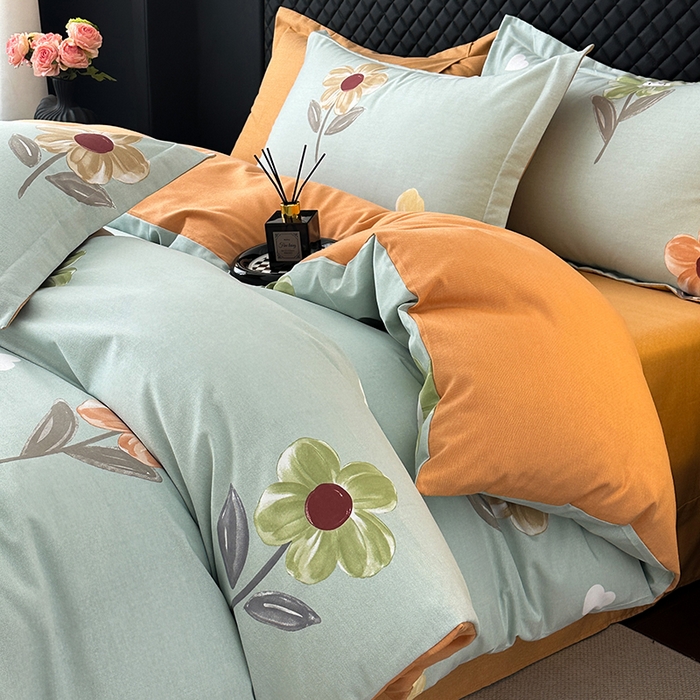 棉生活家纺 2025新款铂金磨毛单被套 被套单件-第二批 玉兰花语