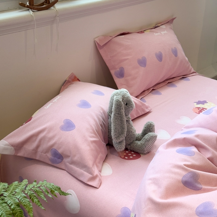 91家纺网 家纺一手货源 找家纺 （总）棉生活 2023新款铂金全棉磨毛系列（AB版）单被套