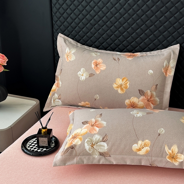 91家纺网 家纺一手货源 找家纺 （总）棉生活家纺 2025新款铂金磨毛单枕套 枕套单件-第二批