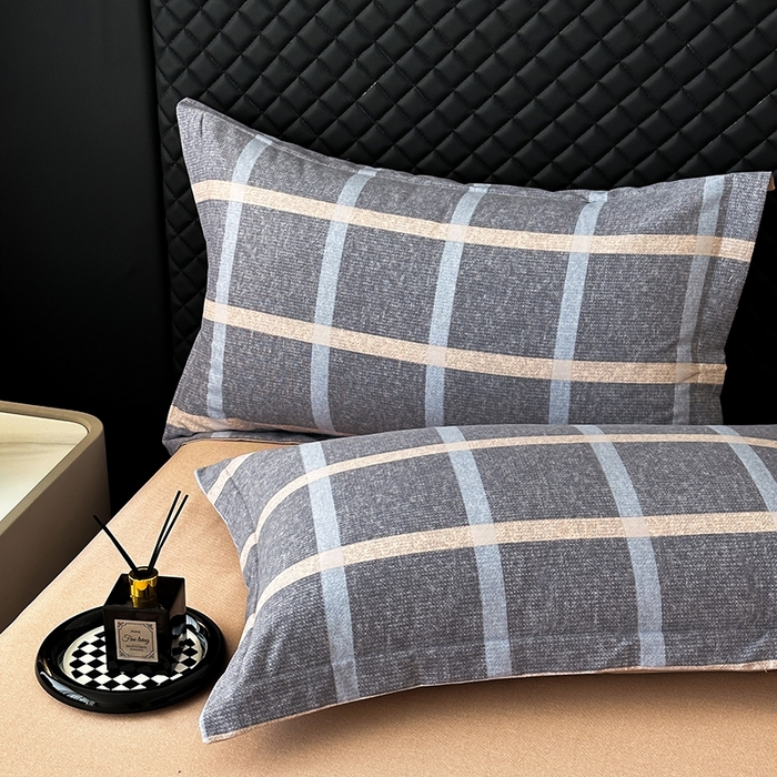 91家纺网 家纺一手货源 找家纺 （总）棉生活家纺 2025新款铂金磨毛单枕套 枕套单件-第二批