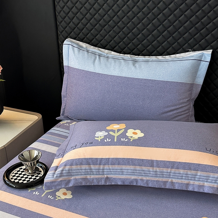 91家纺网 家纺一手货源 找家纺 （总）棉生活家纺 2025新款铂金磨毛单枕套 枕套单件-第二批