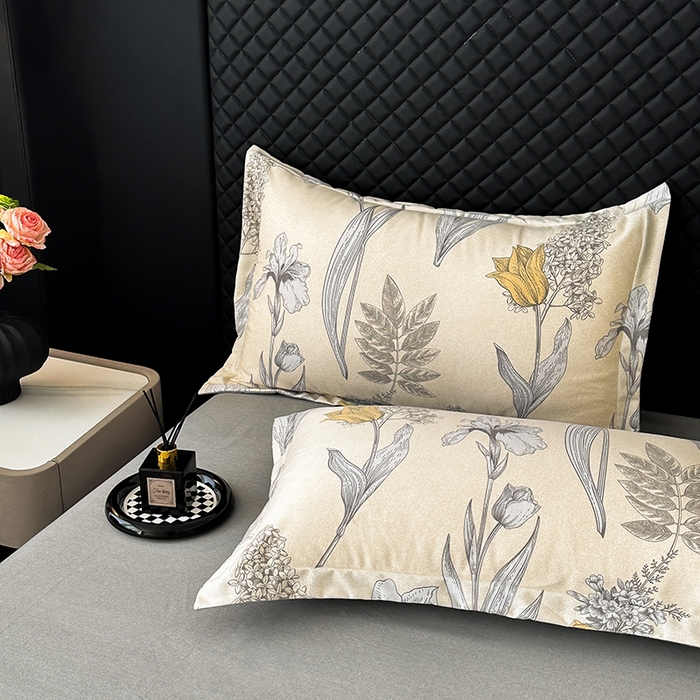 91家纺网 家纺一手货源 找家纺 （总）棉生活家纺 2025新款铂金磨毛单枕套 枕套单件-第二批