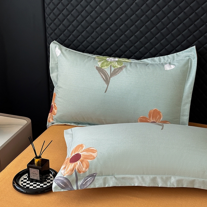 91家纺网 家纺一手货源 找家纺 （总）棉生活家纺 2025新款铂金磨毛单枕套 枕套单件-第二批