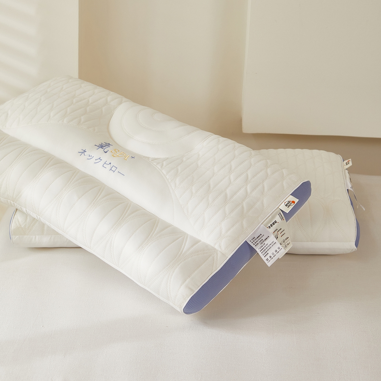 91家纺网 家纺一手货源 找家纺 （总）鼎晟纺 2025新款氧SPA护颈枕学生枕头成人枕芯