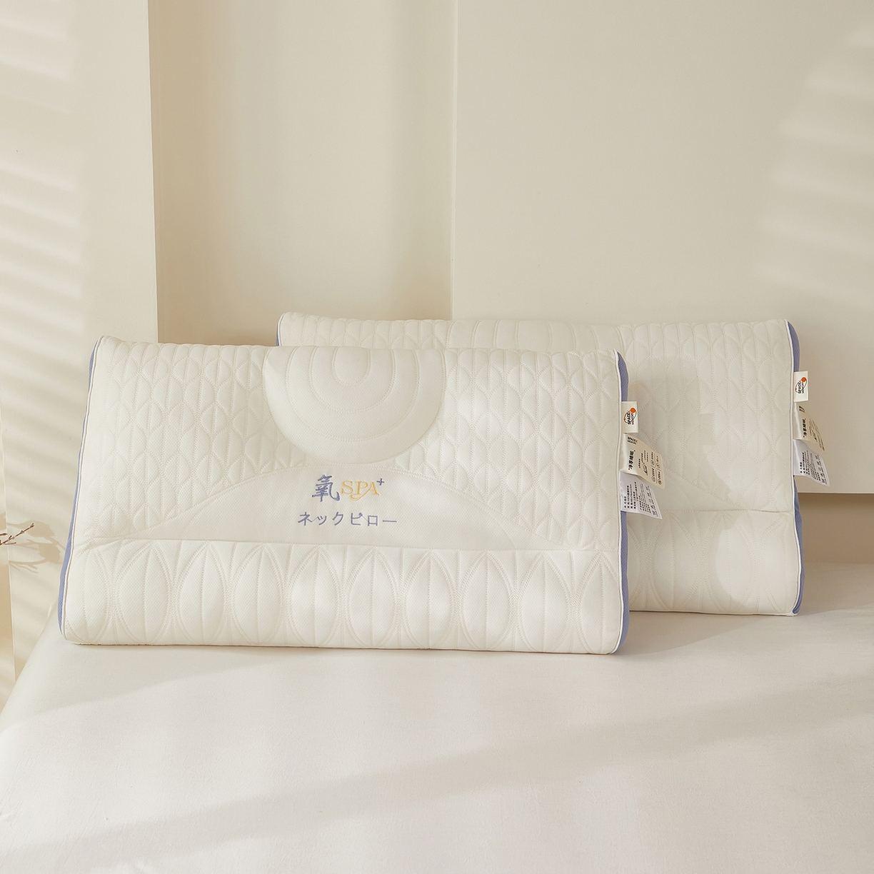 91家纺网 家纺一手货源 找家纺 （总）鼎晟纺 2025新款氧SPA护颈枕学生枕头成人枕芯