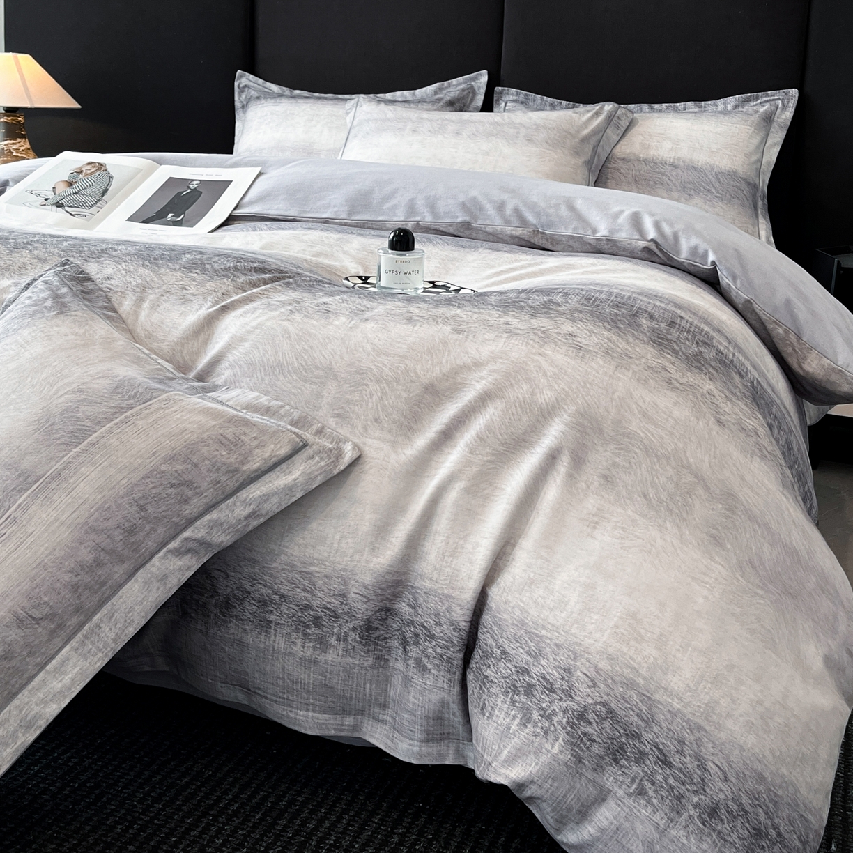 91家纺网 家纺一手货源 找家纺 （总）海洋家纺 2025新款100%全棉磨毛数码印花四件套加厚全棉四件套-提供买家秀