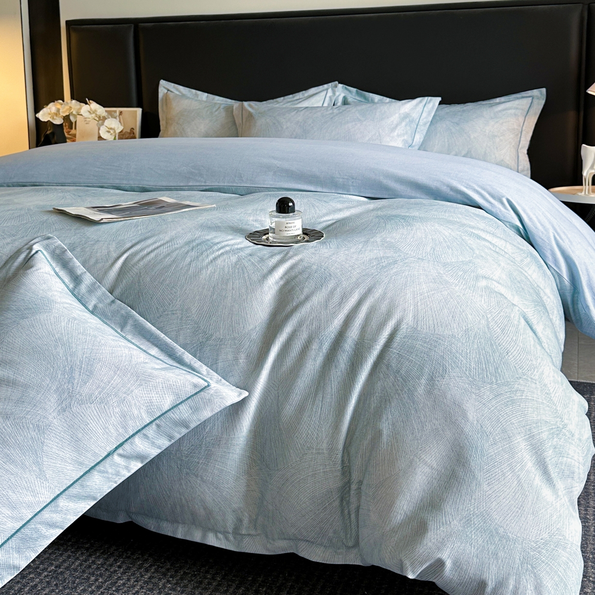 91家纺网 家纺一手货源 找家纺 （总）海洋家纺 2025新款100%全棉磨毛数码印花四件套加厚全棉四件套-提供买家秀