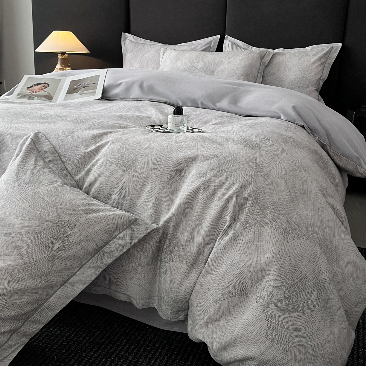 91家纺网 家纺一手货源 找家纺 （总）海洋家纺 2025新款100%全棉磨毛数码印花四件套加厚全棉四件套-提供买家秀