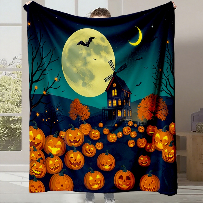 91家纺网 家纺一手货源 找家纺 （总1）轩贝雅 2025新款跨境Pod工厂数码印花法兰绒毛毯-第一批