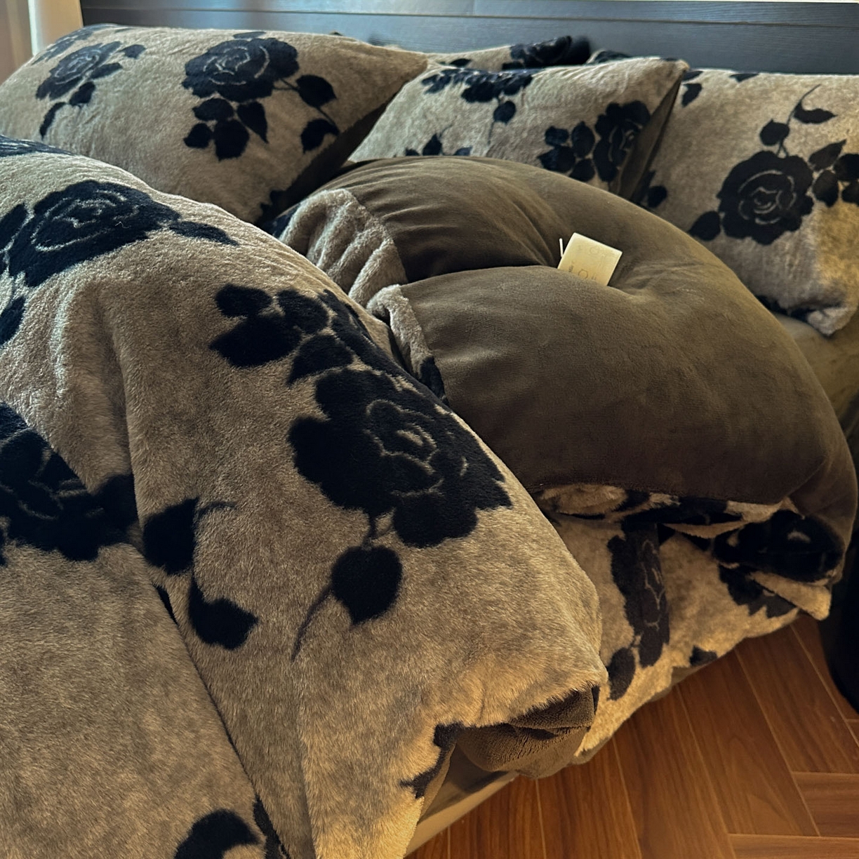 金阳光家纺 2025新款A类高克重兔毛绒保暖印花牛奶绒四件套 美拉德系列 美拉德-奥黛丽