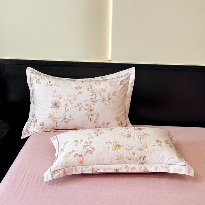 91家纺网 家纺一手货源 找家纺 海洋家纺 2026新款100%全棉磨毛数码印花四件套加厚全棉四件套-提供买家秀 梦屿香 米