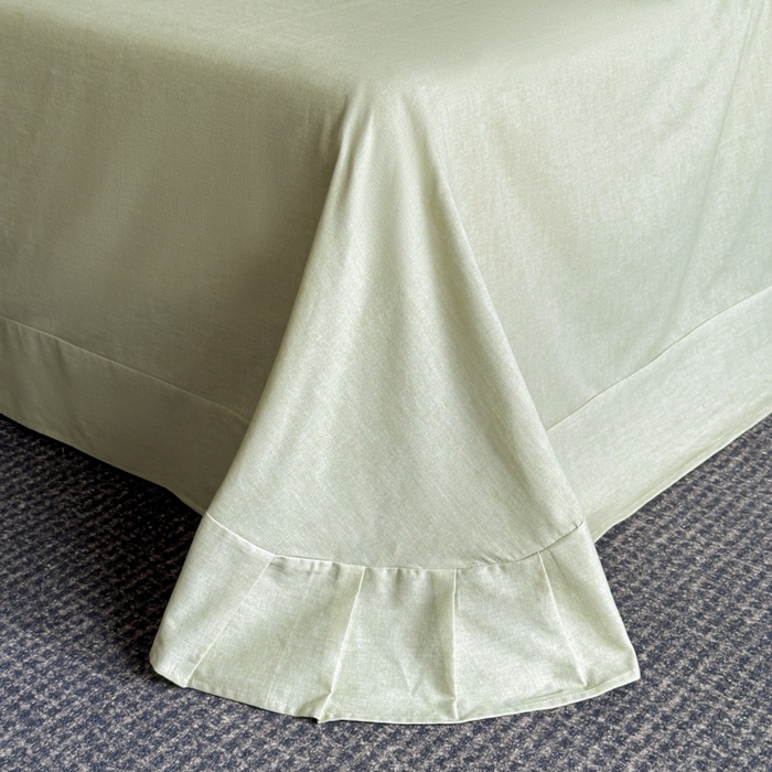 91家纺网 家纺一手货源 找家纺 海洋家纺 2026新款100%全棉磨毛数码印花四件套加厚全棉四件套-提供买家秀 柔晨 绿