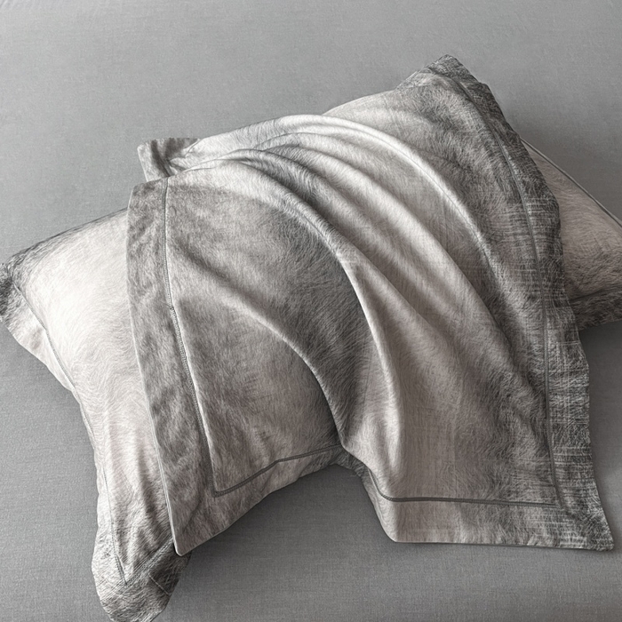 91家纺网 家纺一手货源 找家纺 海洋家纺 2026新款100%全棉磨毛数码印花四件套加厚全棉四件套-提供买家秀 苏菲庄园 灰