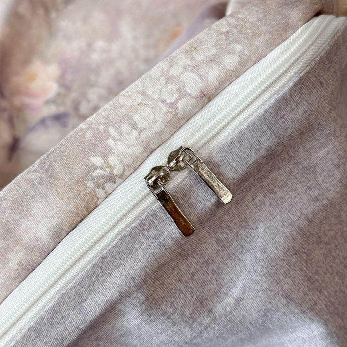 91家纺网 家纺一手货源 找家纺 海洋家纺 2026新款100%全棉磨毛数码印花四件套加厚全棉四件套-提供买家秀 雾野花蝶 紫