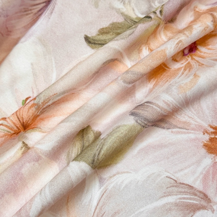 91家纺网 家纺一手货源 找家纺 海洋家纺 2026新款100%全棉磨毛数码印花四件套加厚全棉四件套-提供买家秀 春晓 粉