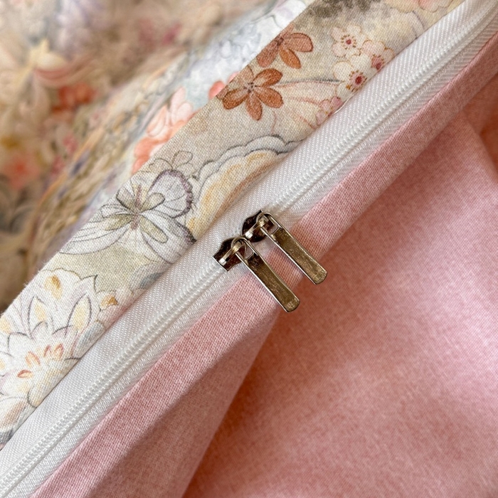 91家纺网 家纺一手货源 找家纺 海洋家纺 2026新款100%全棉磨毛数码印花四件套加厚全棉四件套-提供买家秀 琳岚 粉