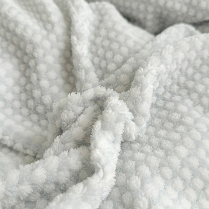 91家纺网 家纺一手货源 找家纺 KA家纺 2025冬兔毛边阳离子提花牛奶绒四件套 温雅系列 温雅蓝