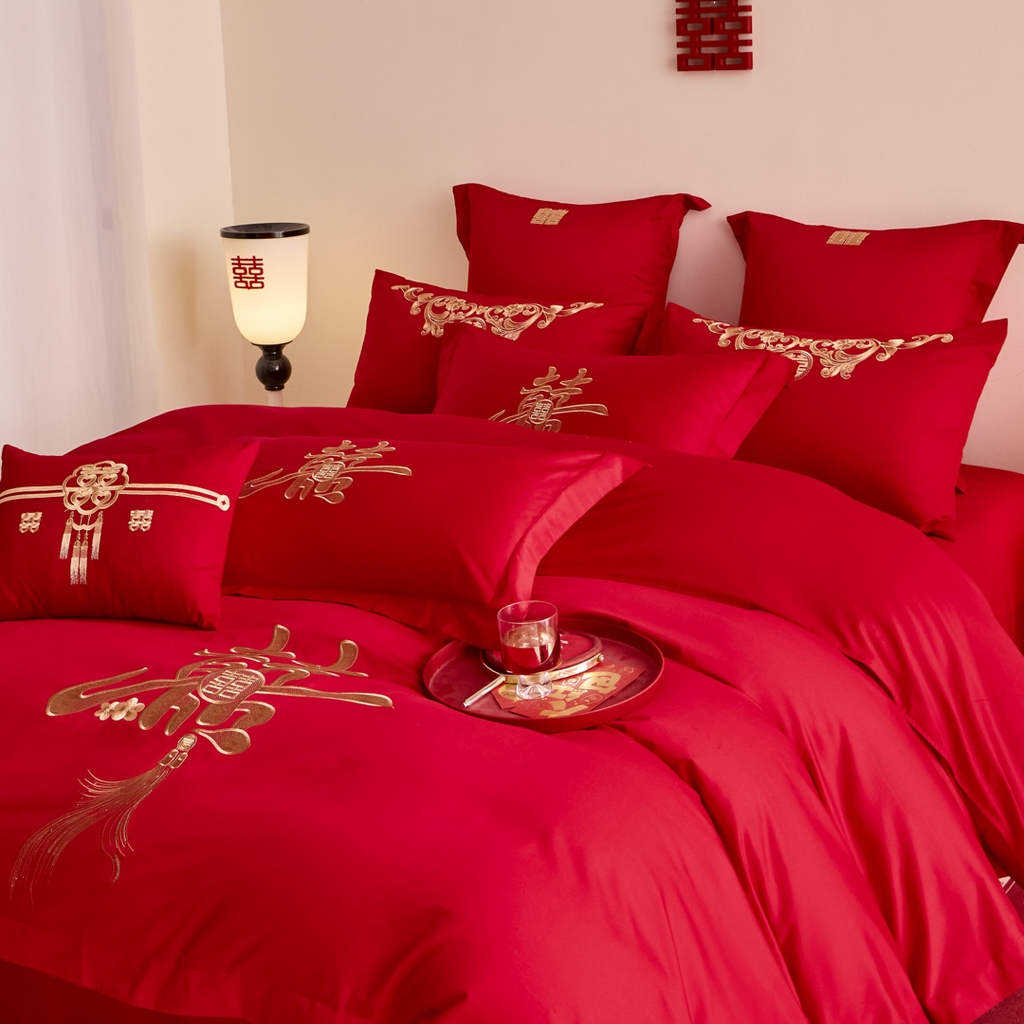 91家纺网 家纺一手货源 找家纺 （总）东方合美（原：皇家传奇） 2025新款婚庆小红书化纤系列二