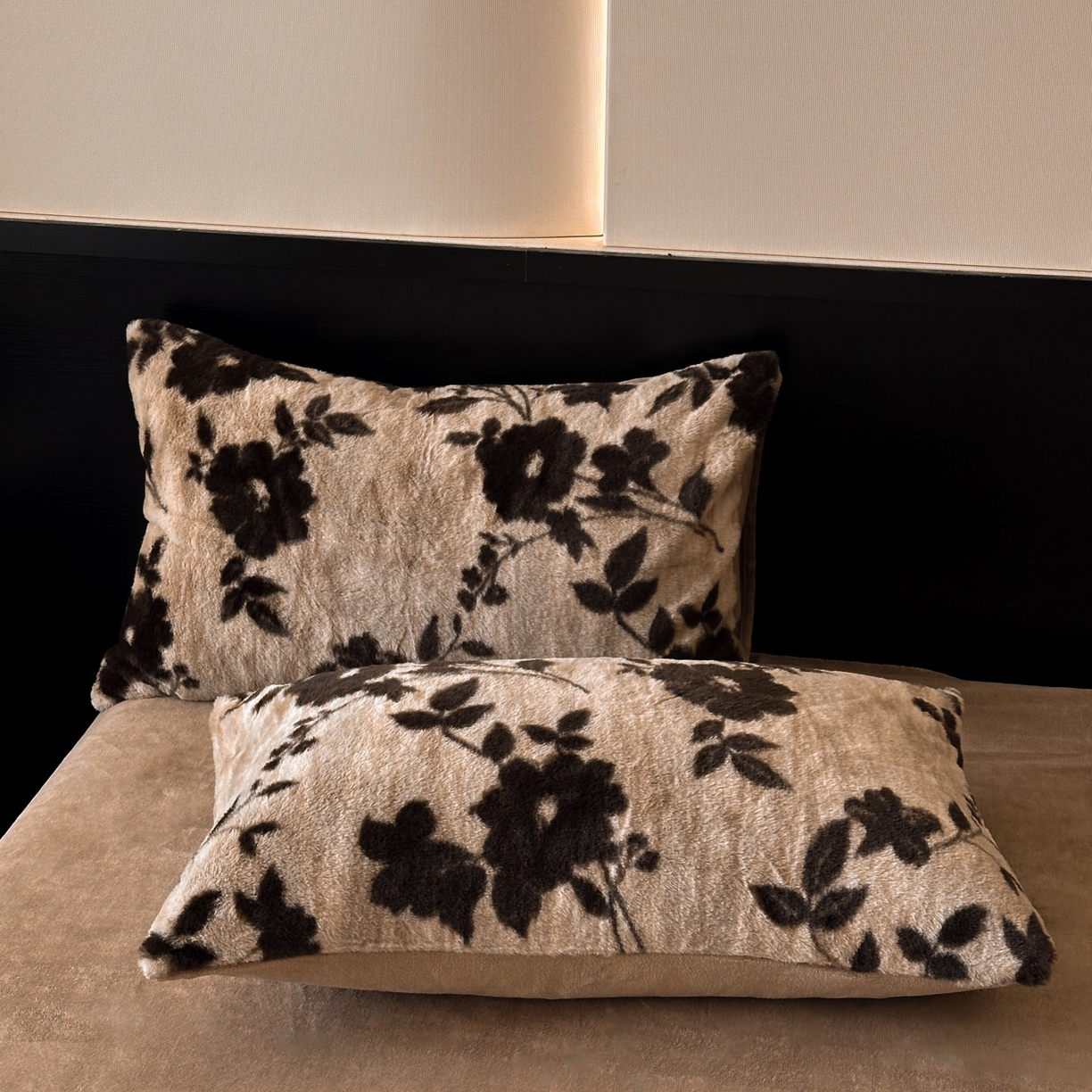 91家纺网 家纺一手货源 找家纺 金阳光家纺 2025新款A类高克重兔毛绒保暖印花牛奶绒四件套 美拉德系列 美拉德-漫漫