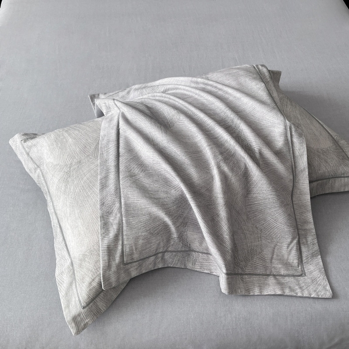 91家纺网 家纺一手货源 找家纺 海洋家纺 2026新款100%全棉磨毛数码印花四件套加厚全棉四件套-提供买家秀 羽弦 灰