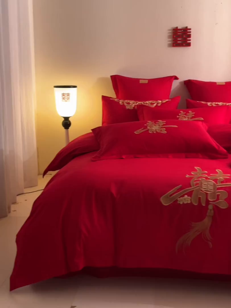 91家纺网 家纺一手货源 找家纺 （总）东方合美（原：皇家传奇） 2025新款婚庆小红书化纤系列二