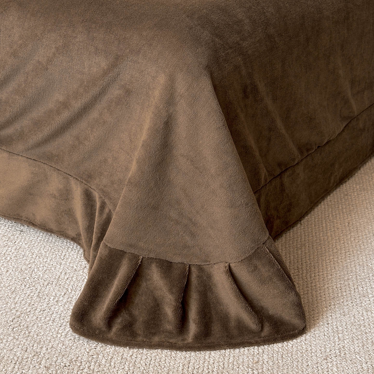 91家纺网 家纺一手货源 找家纺 金阳光家纺 2025新款A类高克重兔毛绒保暖印花牛奶绒四件套 美拉德系列 美拉德-简爱