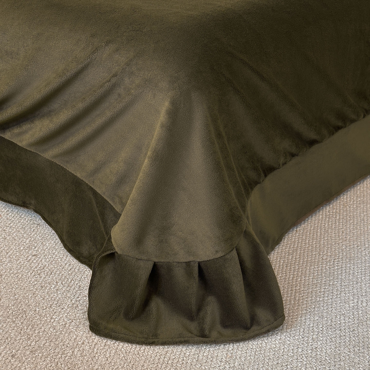 91家纺网 家纺一手货源 找家纺 金阳光家纺 2025新款A类高克重兔毛绒保暖印花牛奶绒四件套 美拉德系列 美拉德-玫瑰白