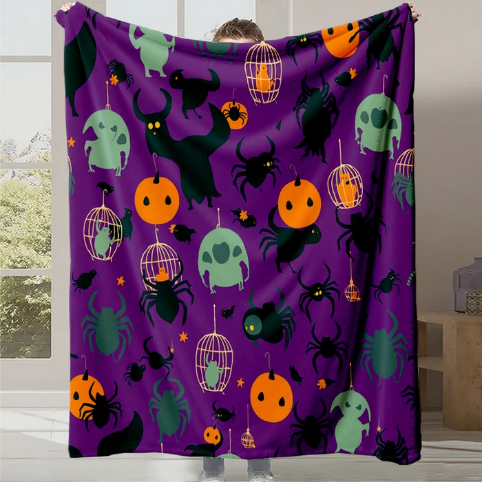 91家纺网 家纺一手货源 找家纺 （总2）轩贝雅 2025新款跨境Pod工厂数码印花法兰绒毛毯-第二批