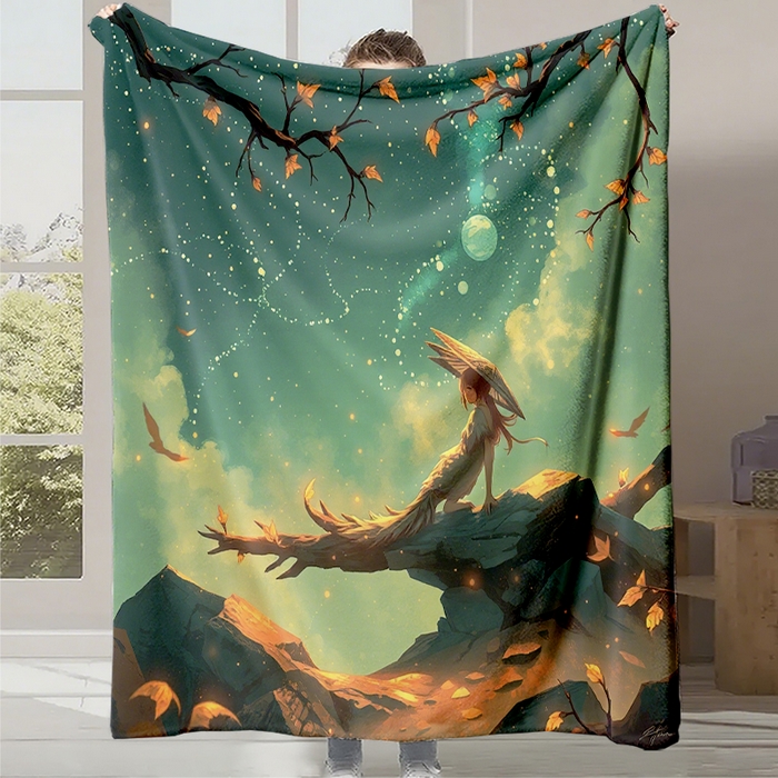 91家纺网 家纺一手货源 找家纺 （总2）轩贝雅 2025新款跨境Pod工厂数码印花法兰绒毛毯-第二批