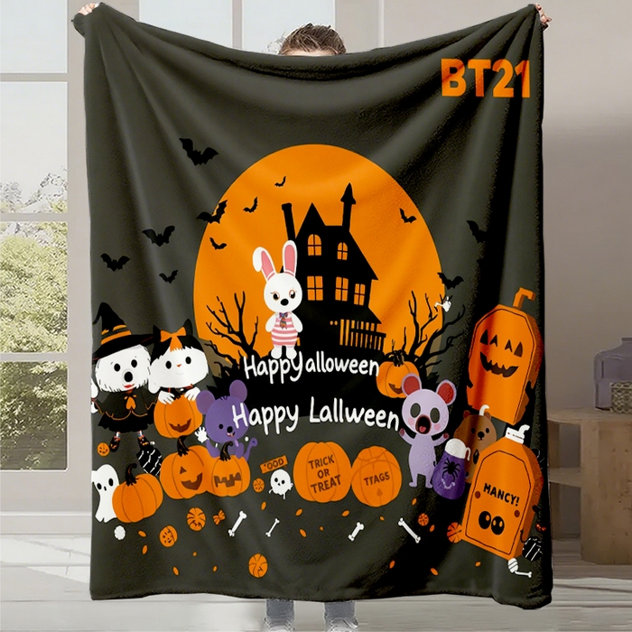 91家纺网 家纺一手货源 找家纺 （总2）轩贝雅 2025新款跨境Pod工厂数码印花法兰绒毛毯-第二批