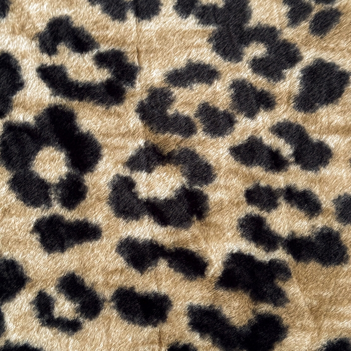 91家纺网 家纺一手货源 找家纺 绒世界 2025秋冬加厚兔绒床笠 兔绒床笠-豹纹咖