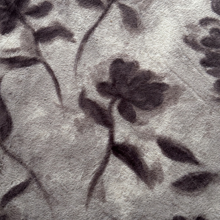 91家纺网 家纺一手货源 找家纺 绒世界 2025秋冬加厚兔绒床笠 兔绒床笠-花影灰